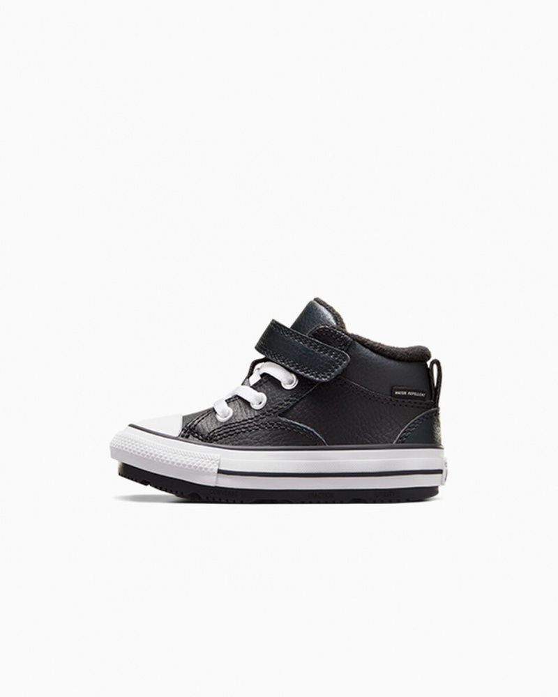 Converse Chuck Taylor All Star Malden δρομου Boot μαυρα μαυρα ασπρα | TSWJFM-612