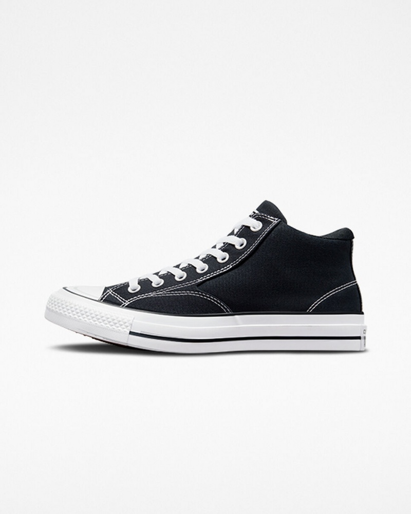 Converse Chuck Taylor All Star Malden δρομου μαυρα ασπρα μαυρα | YHEJGK-713