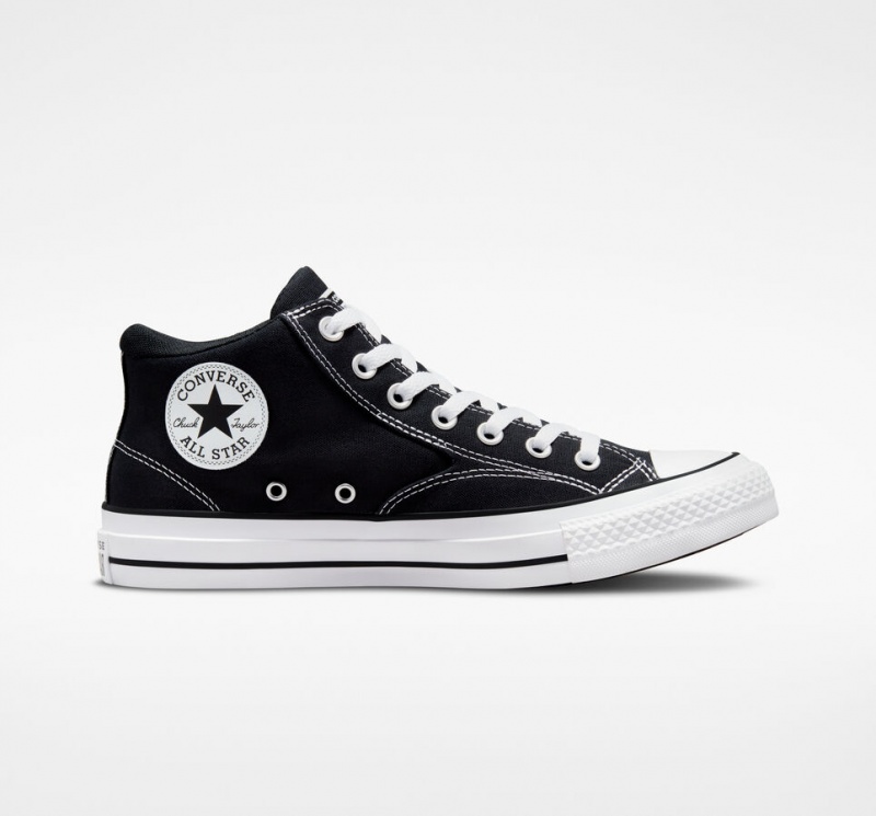 Converse Chuck Taylor All Star Malden δρομου μαυρα ασπρα μαυρα | YHEJGK-713