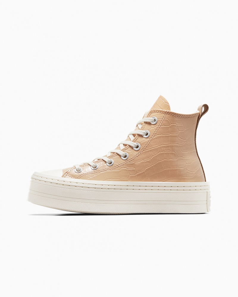 Converse Chuck Taylor All Star Modern Lift flatforms Embossed Epic Dune / Epic Dune / Egret | CRESFI-368