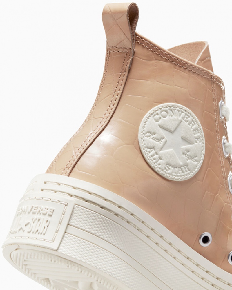 Converse Chuck Taylor All Star Modern Lift flatforms Embossed Epic Dune / Epic Dune / Egret | CRESFI-368