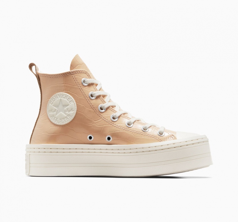 Converse Chuck Taylor All Star Modern Lift flatforms Embossed Epic Dune / Epic Dune / Egret | CRESFI-368