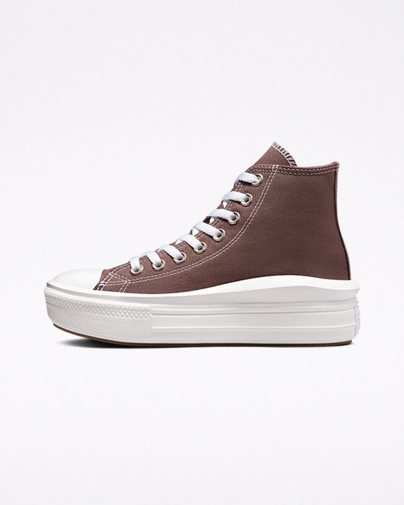 Converse Chuck Taylor All Star Move flatforms ασπρα | GNYSLA-852