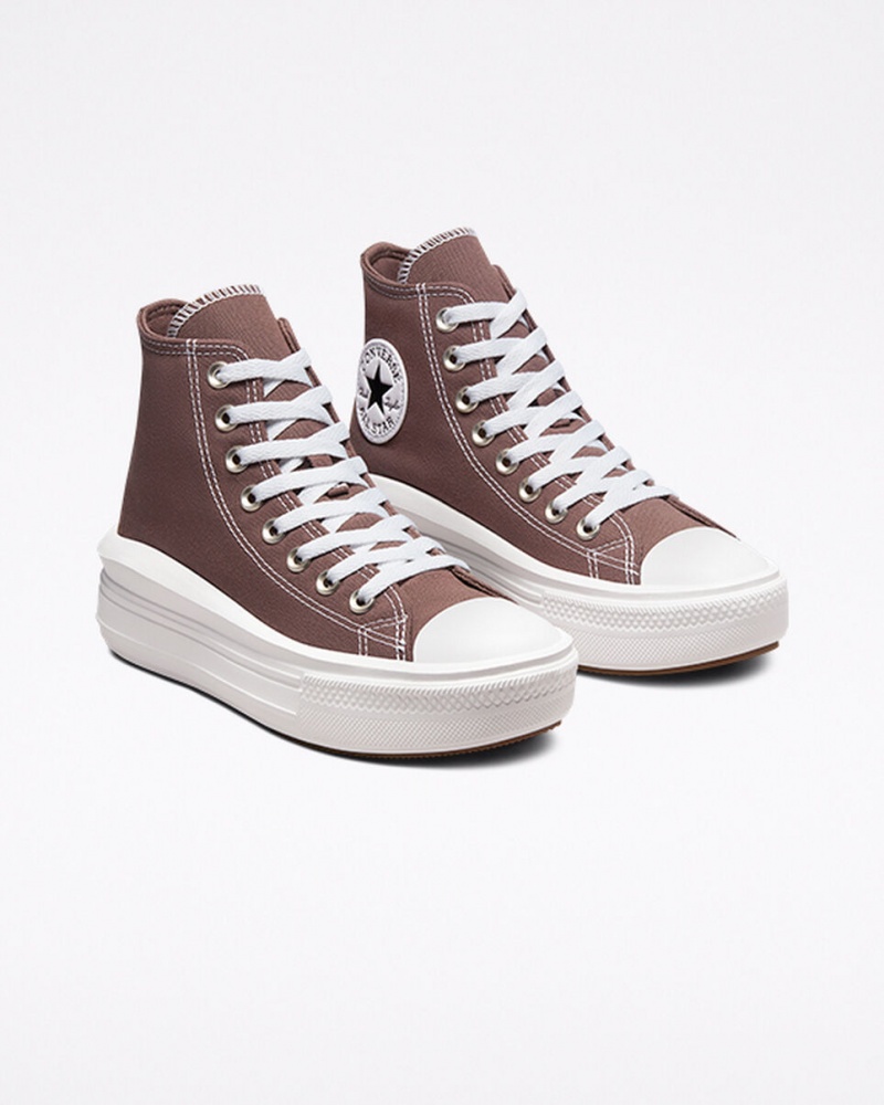 Converse Chuck Taylor All Star Move flatforms ασπρα | GNYSLA-852