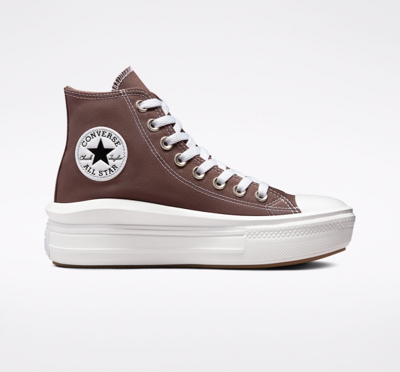 Converse Chuck Taylor All Star Move flatforms ασπρα | GNYSLA-852