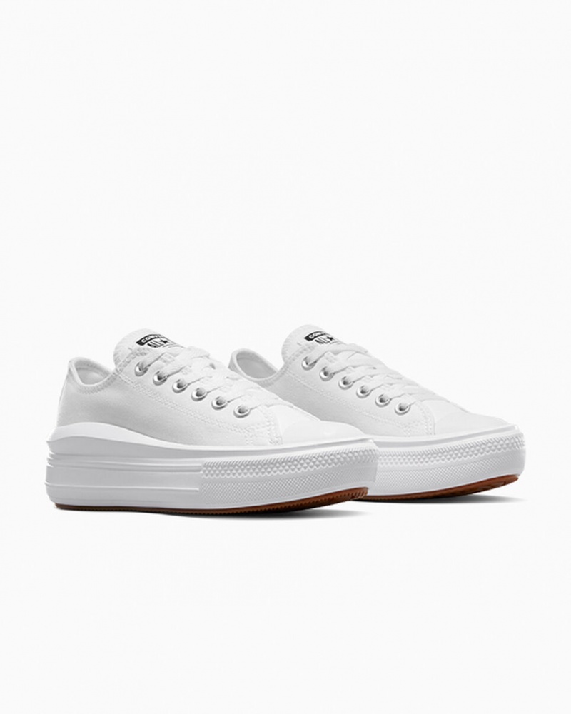 Converse Chuck Taylor All Star Move flatforms ασπρα ασπρα ασπρα | CSJFNA-059