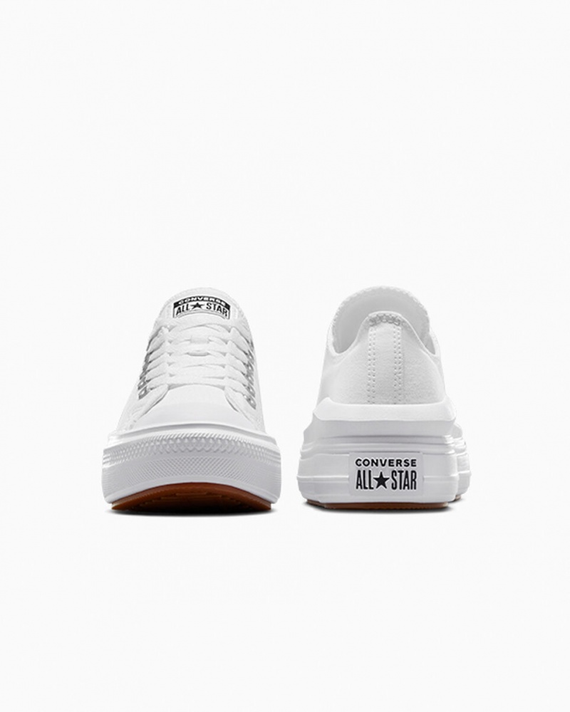 Converse Chuck Taylor All Star Move flatforms ασπρα ασπρα ασπρα | CSJFNA-059