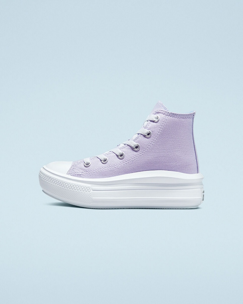 Converse Chuck Taylor All Star Move flatforms Gel Patch μπλε ρουά | LACNMV-784