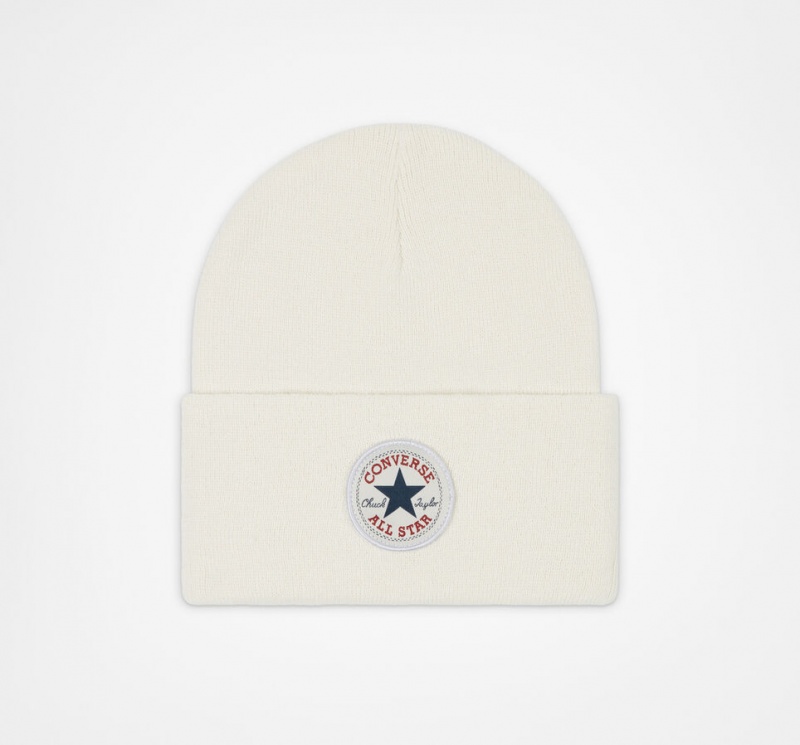 Converse Chuck Taylor All Star Patch Beanie Egret | WSPDVF-625