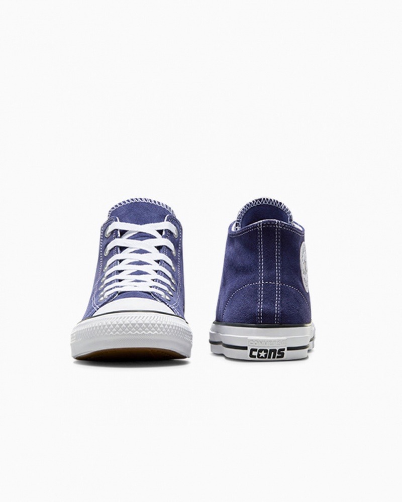 Converse Chuck Taylor All Star Pro σουετ μπλε ασπρα μαυρα | BDNHFV-869