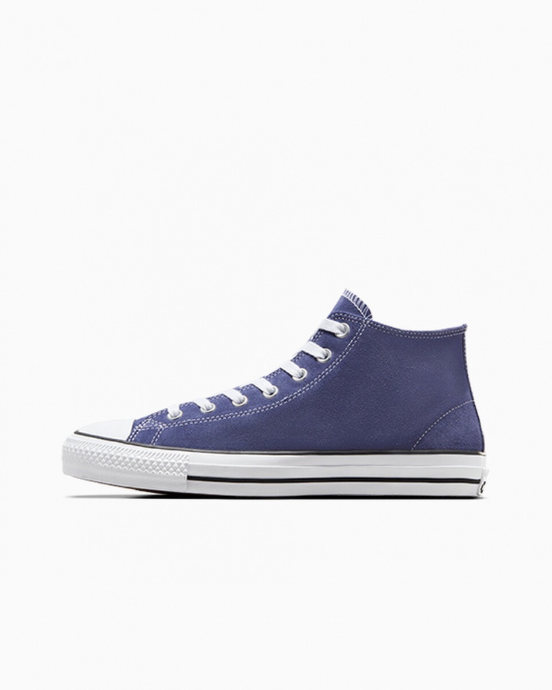 Converse Chuck Taylor All Star Pro σουετ μπλε ασπρα μαυρα | ODHBCN-469