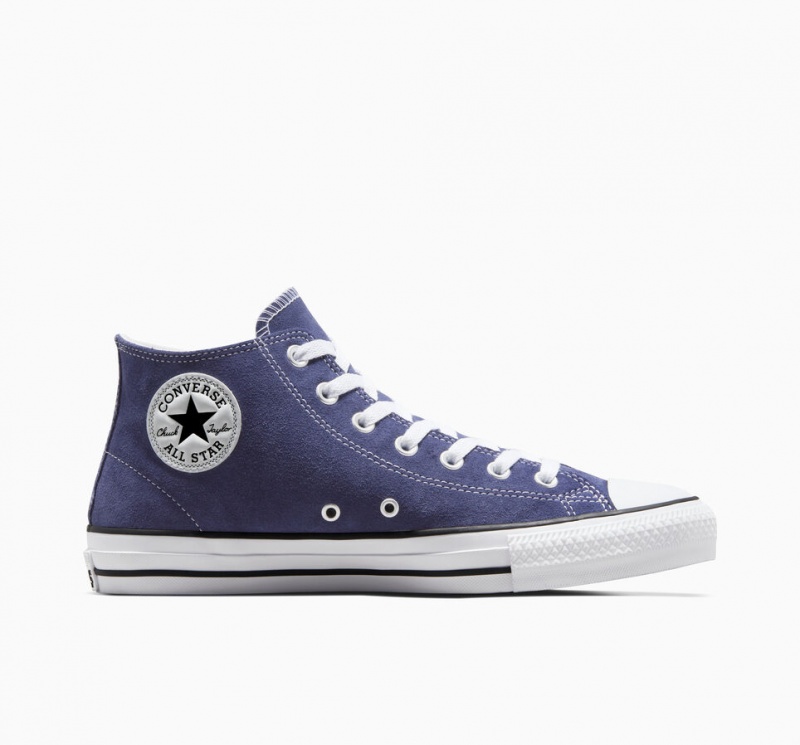 Converse Chuck Taylor All Star Pro σουετ μπλε ασπρα μαυρα | ODHBCN-469