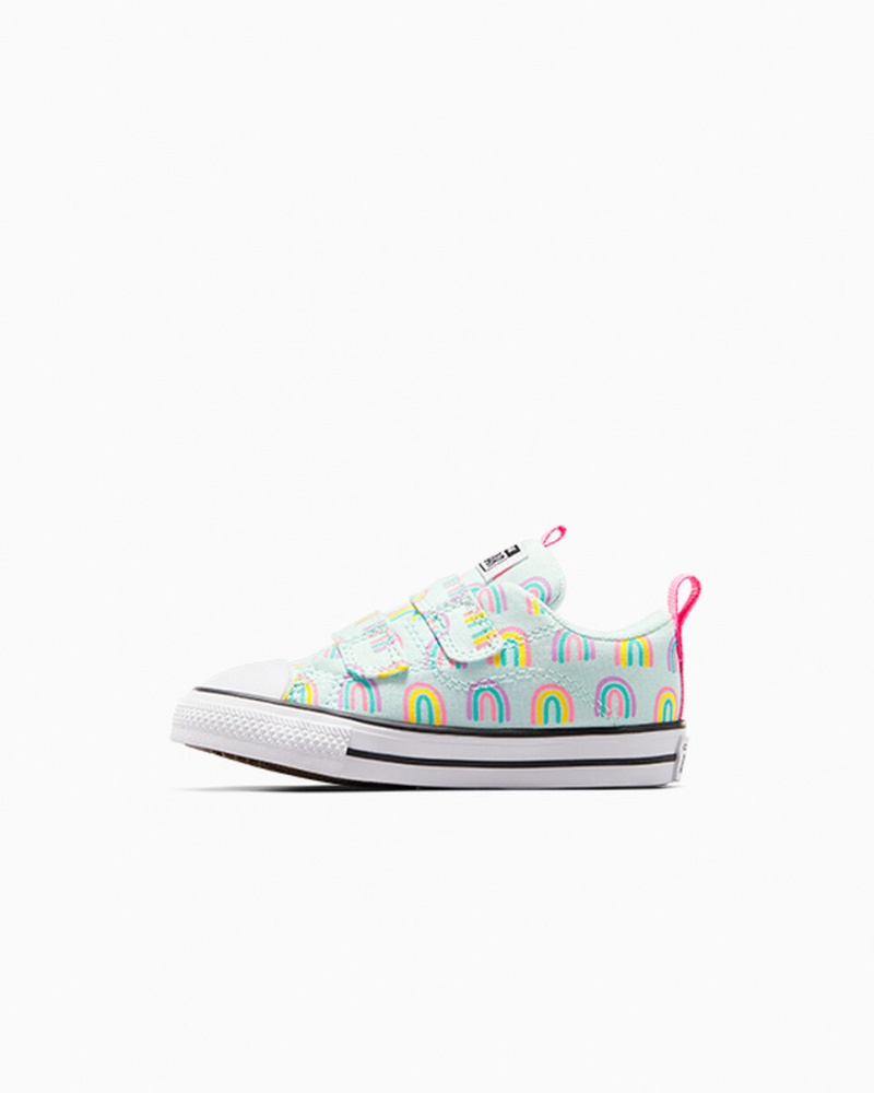 Converse Chuck Taylor All Star Rave Easy-On Rainbows μπλε ροζ | BZSQTJ-487