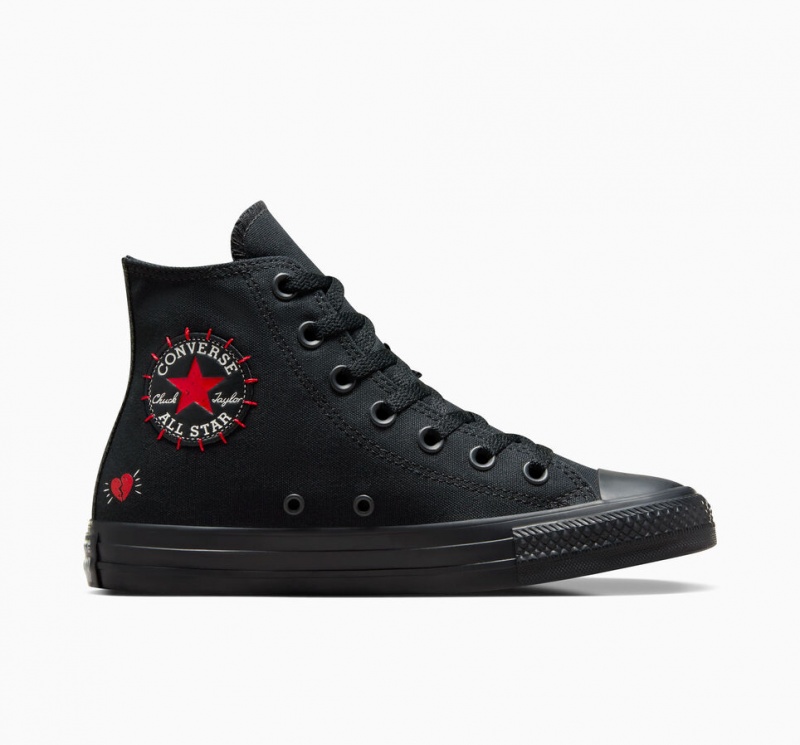 Converse Chuck Taylor All Star Rose μαυρα κοκκινα πρασινο | FQKDCT-234