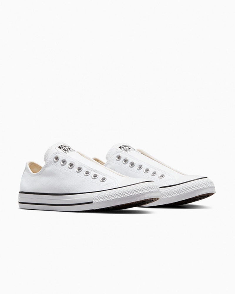 Converse Chuck Taylor All Star Slip ασπρα μαυρα ασπρα | TDBRAP-609