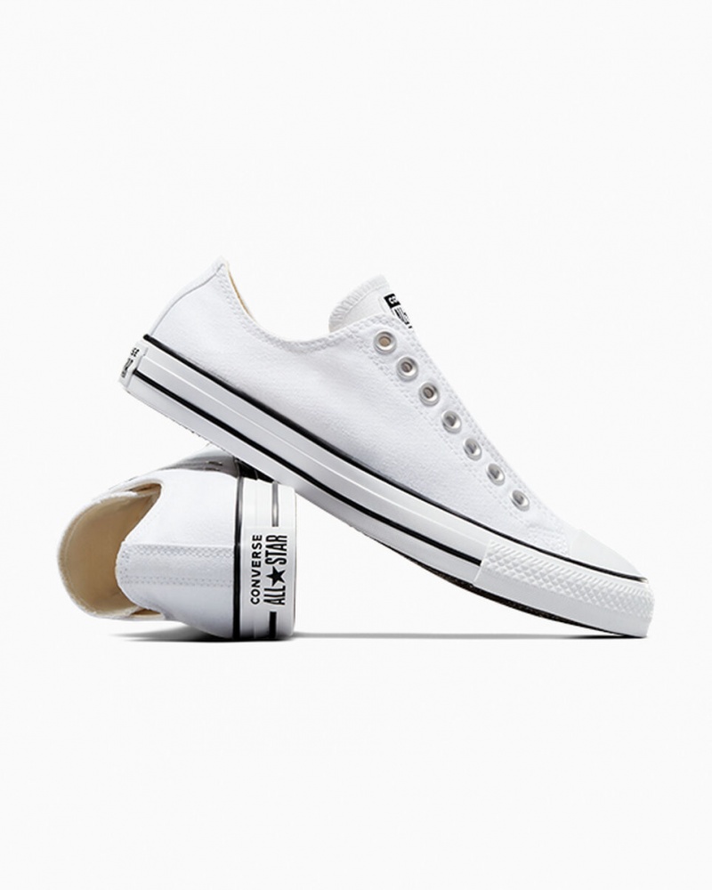 Converse Chuck Taylor All Star Slip ασπρα μαυρα ασπρα | TDBRAP-609