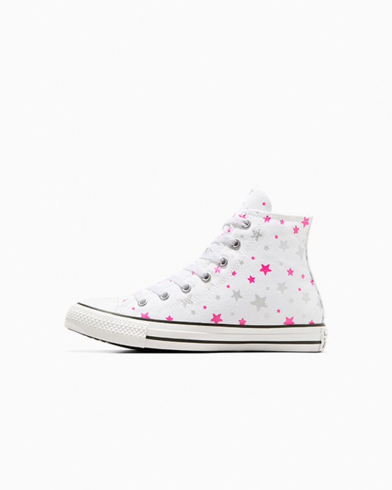 Converse Chuck Taylor All Star Sparkle ασπρα ροζ ασπρα | WIVTOH-956