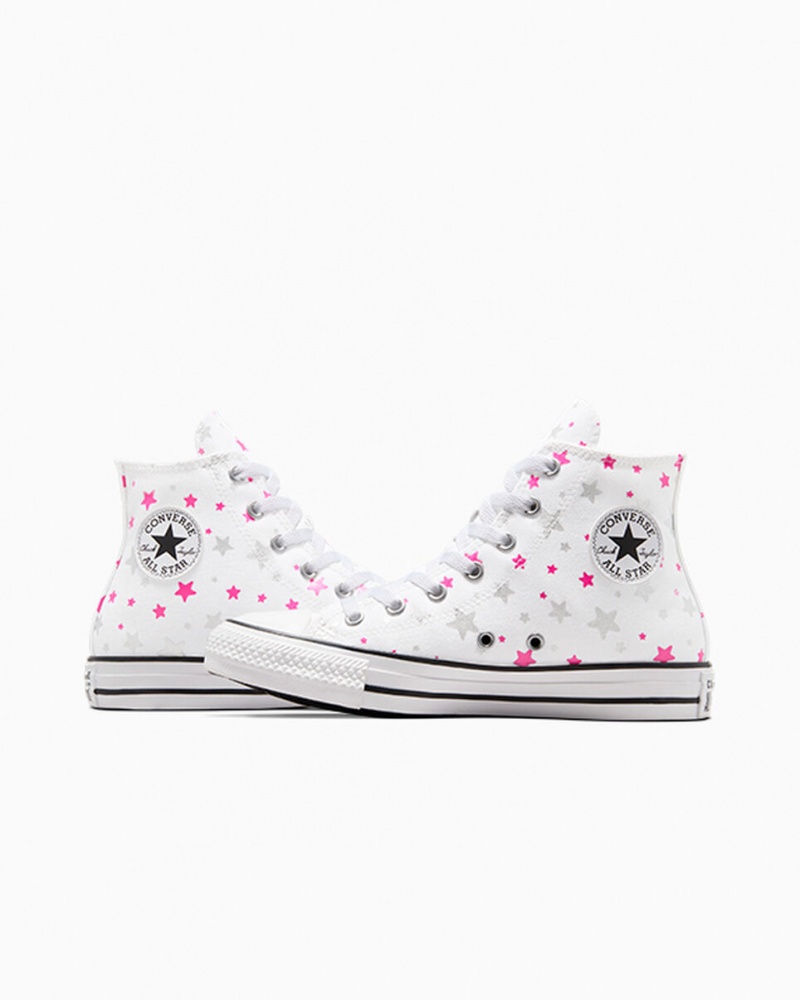 Converse Chuck Taylor All Star Sparkle ασπρα ροζ ασπρα | WIVTOH-956