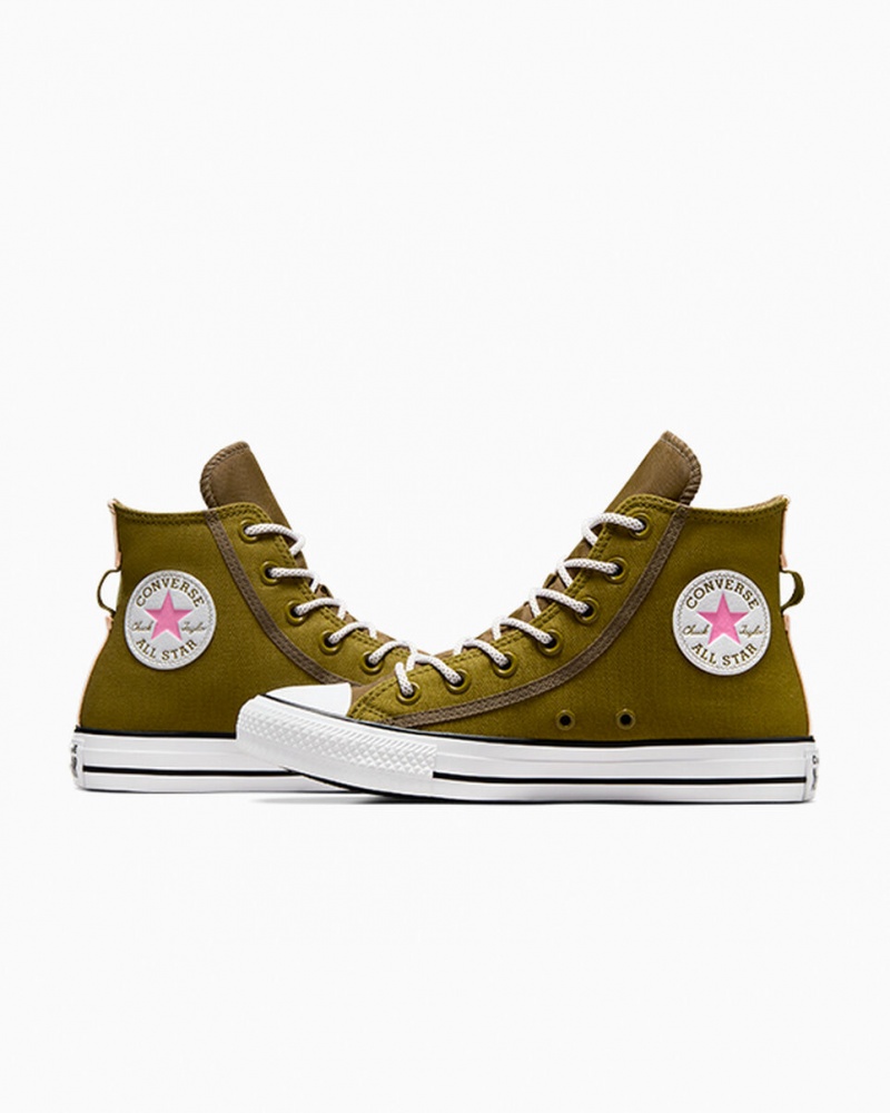 Converse Chuck Taylor All Star Utility Twist ροζ ασπρα | VQFRIK-304