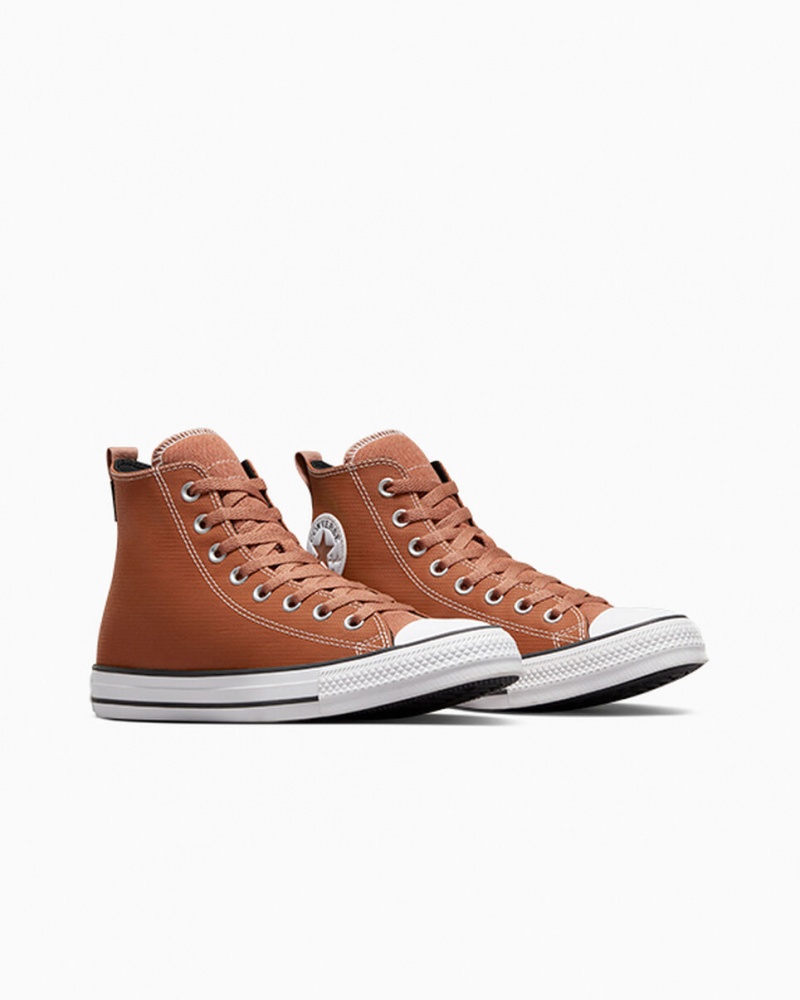 Converse Chuck Taylor All Star δερματινα ασπρα | ASMRKD-548