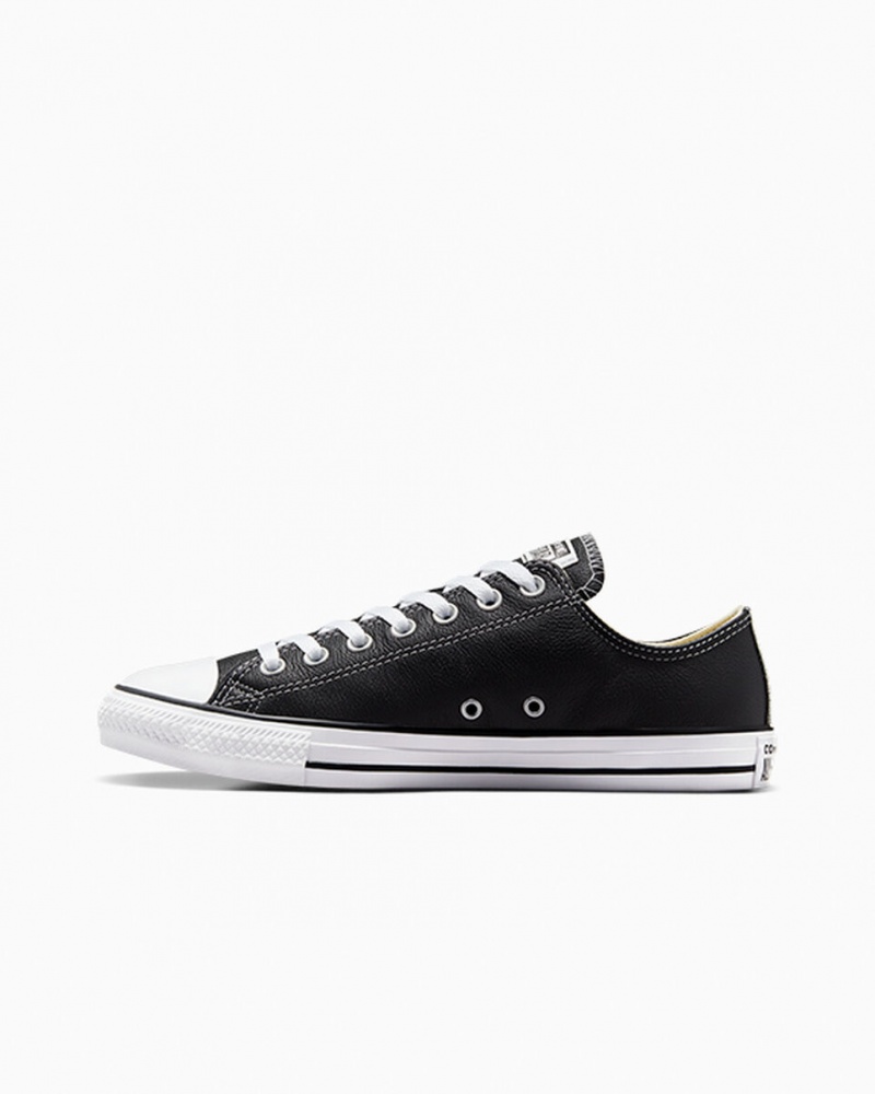 Converse Chuck Taylor All Star δερματινα μαυρα | SMHCGO-659