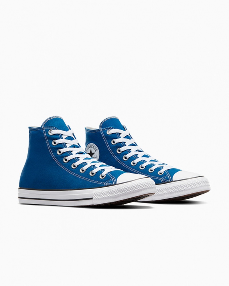 Converse Chuck Taylor All Star μπλε ασπρα ασπρα | BUZYVI-350