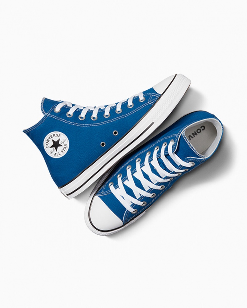 Converse Chuck Taylor All Star μπλε ασπρα ασπρα | BUZYVI-350