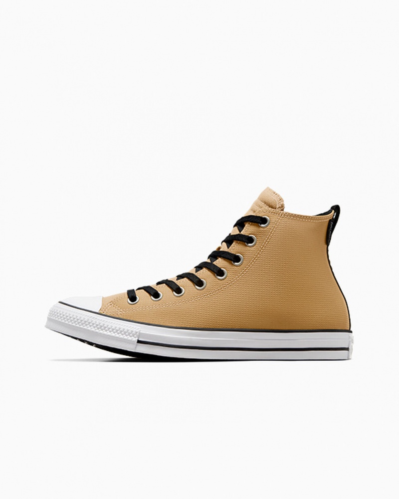 Converse Chuck Taylor All Star δερματινα μαυρα ασπρα | YGNWRK-076