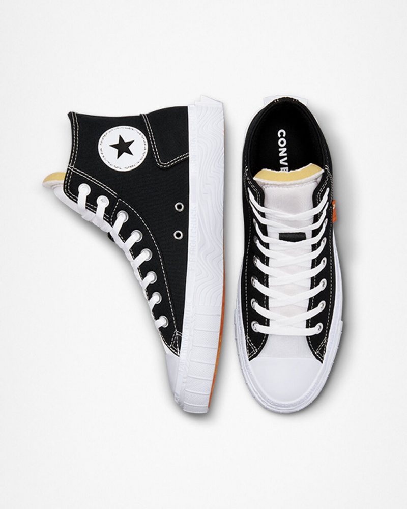 Converse Chuck Taylor Alt Star καμβα μαυρα ασπρα ασπρα | MZXJKI-943