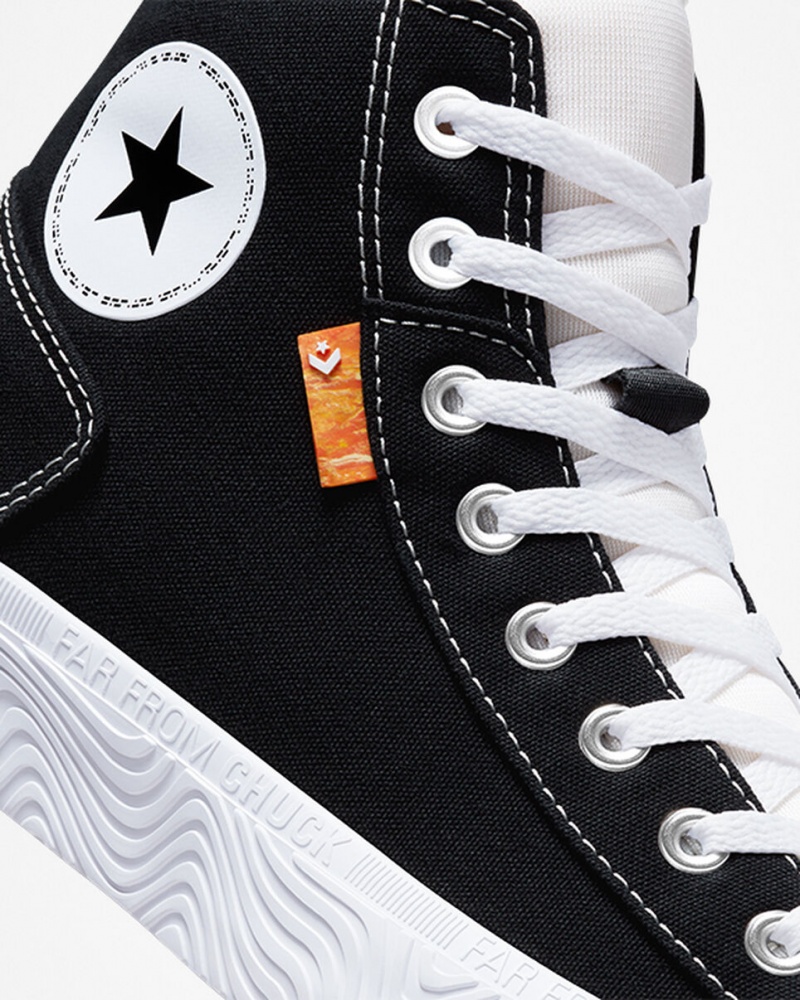 Converse Chuck Taylor Alt Star καμβα μαυρα ασπρα ασπρα | MZXJKI-943