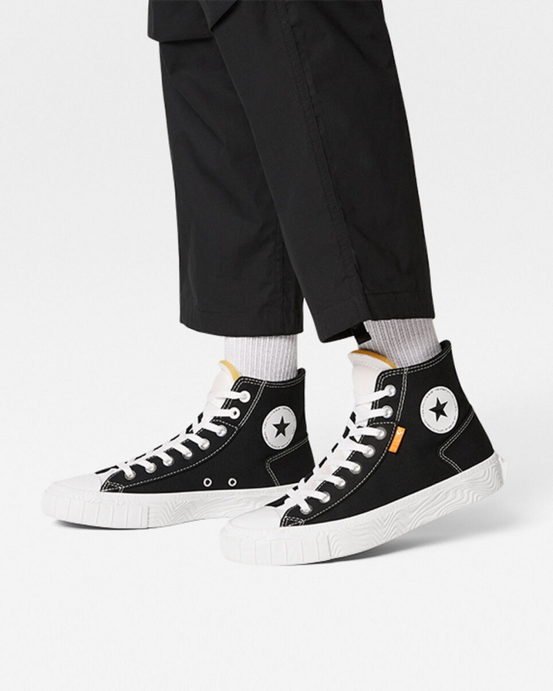 Converse Chuck Taylor Alt Star καμβα μαυρα ασπρα ασπρα | MZXJKI-943