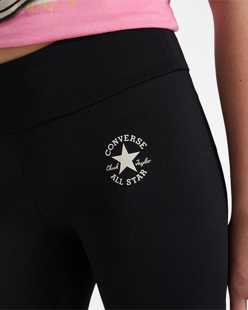 Converse Chuck Taylor Patch High Rise Leggings μαυρα | ULYFSJ-176