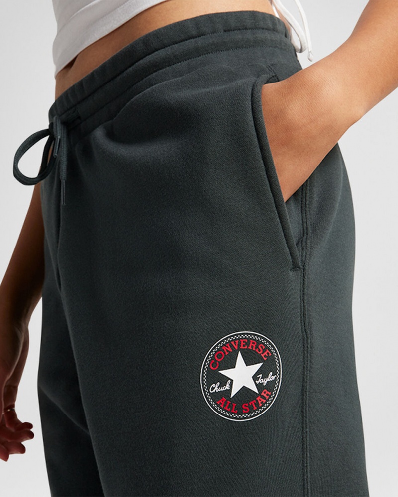 Converse Converse Go-To All Star Patch Standard-Fit Fleece Sweatpants πρασινο | CGPEOV-369