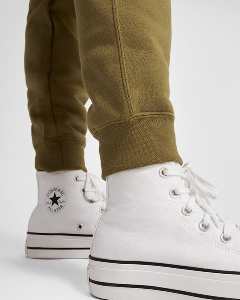 Converse Converse Go-To Embroidered Star Chevron Standard-Fit Fleece Sweatpant Cosmic Turtle | HSXRKY-054