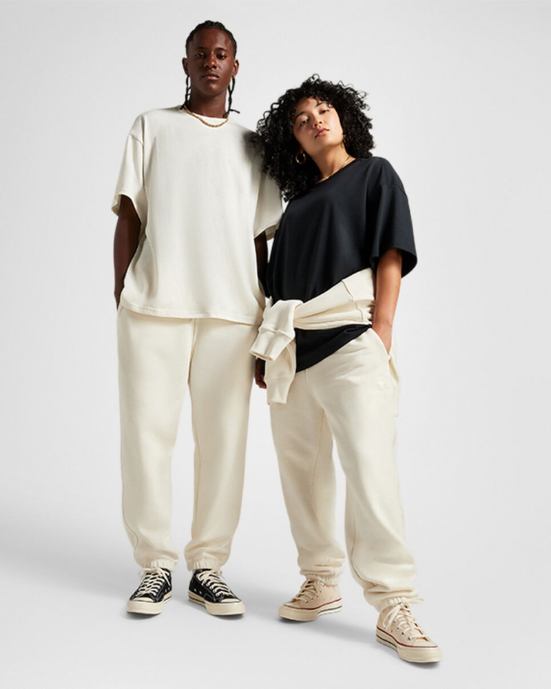 Converse Converse Gold Standard Loose-Fit Sweatpants Egret | MWQVOD-726