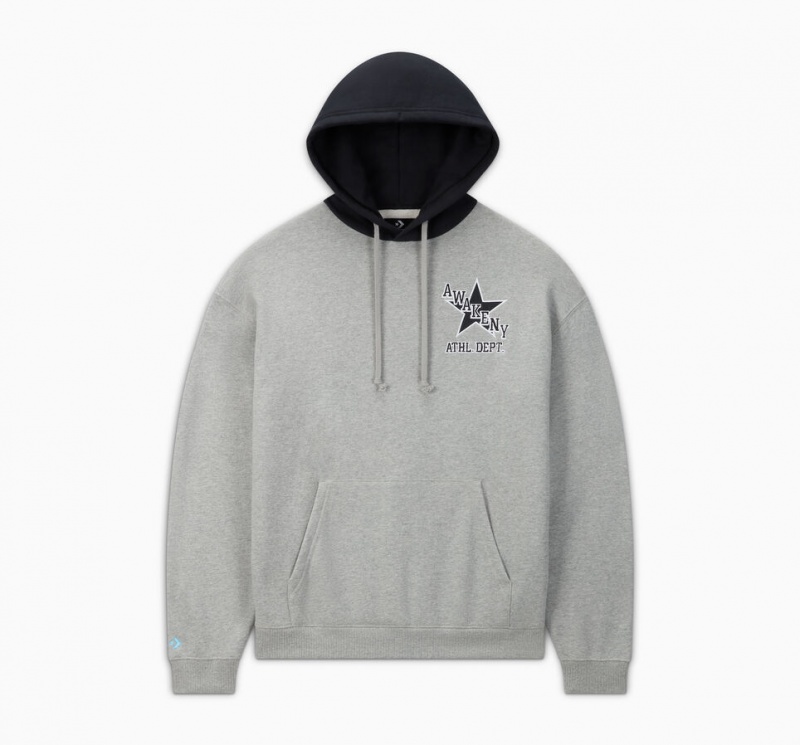 Converse Converse x Awake NY French Terry Hoodie γκρι | WBMHVR-621