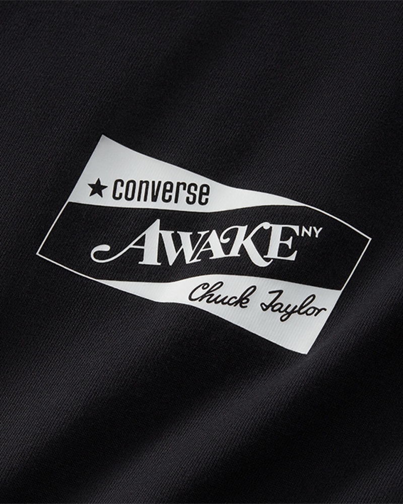 Converse Converse x Awake NY Jersey T-Shirt μαυρα | MEPIVN-930