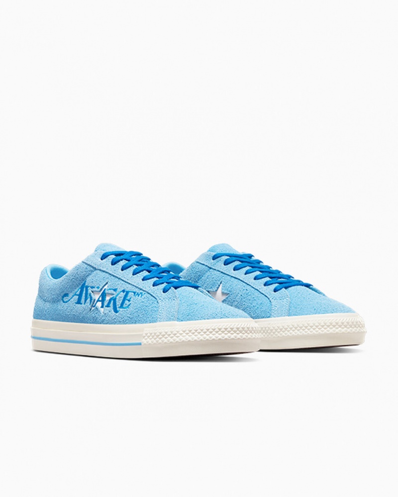 Converse Converse x Awake NY One Star Pro μπλε ασπρα | MCIUTF-278