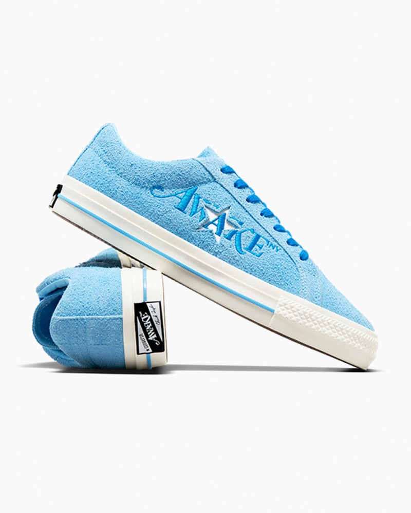 Converse Converse x Awake NY One Star Pro μπλε ασπρα | MCIUTF-278