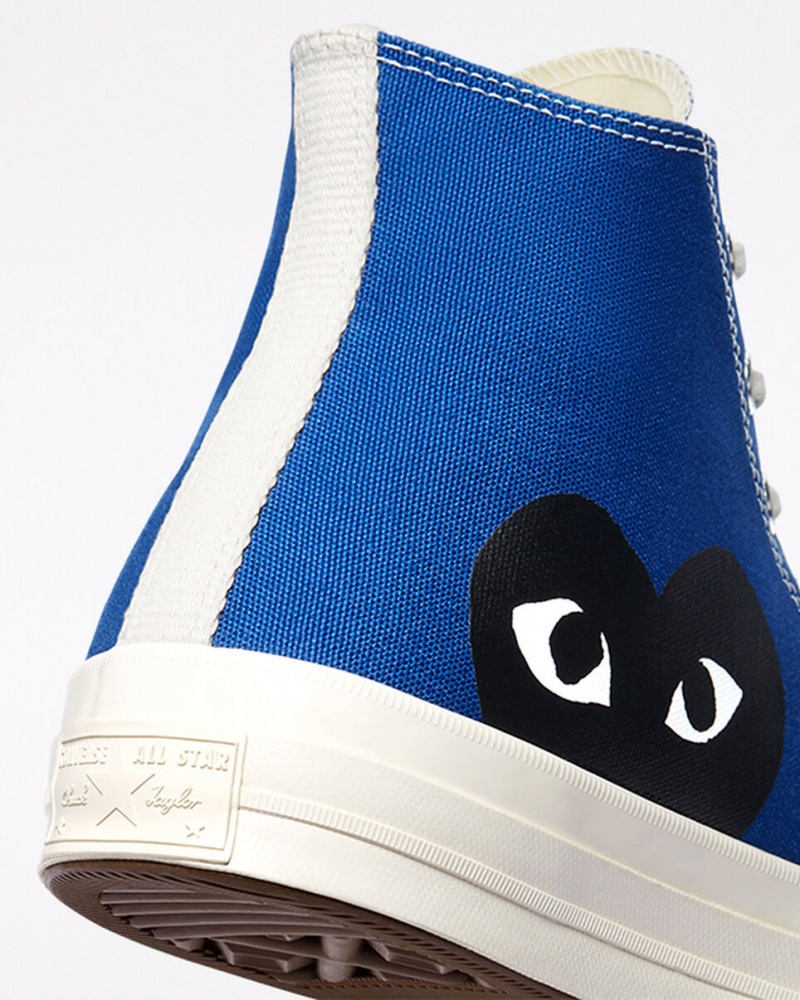 Converse Converse x Comme des Garçons PLAY Chuck 70 μπλε μαυρα | LIDNMW-479