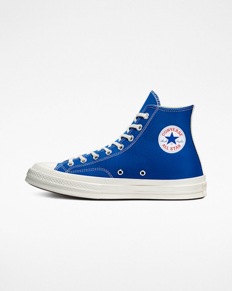 Converse Converse x Comme des Garçons PLAY Chuck 70 μπλε μαυρα | LIDNMW-479