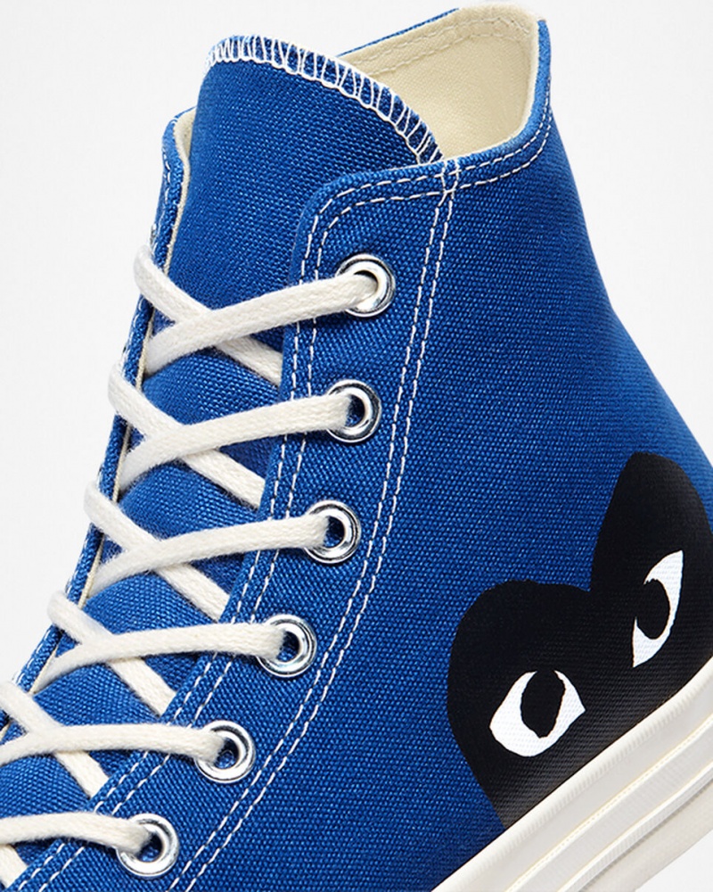 Converse Converse x Comme des Garçons PLAY Chuck 70 μπλε μαυρα | LIDNMW-479