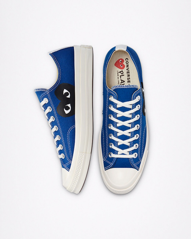 Converse Converse x Comme des Garçons PLAY Chuck 70 μπλε μαυρα | MUEFOG-079