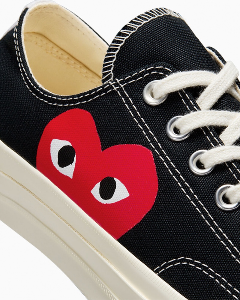 Converse Converse x Comme des Garçons PLAY Chuck 70 μαυρα ασπρα κοκκινα | JTBPAL-708