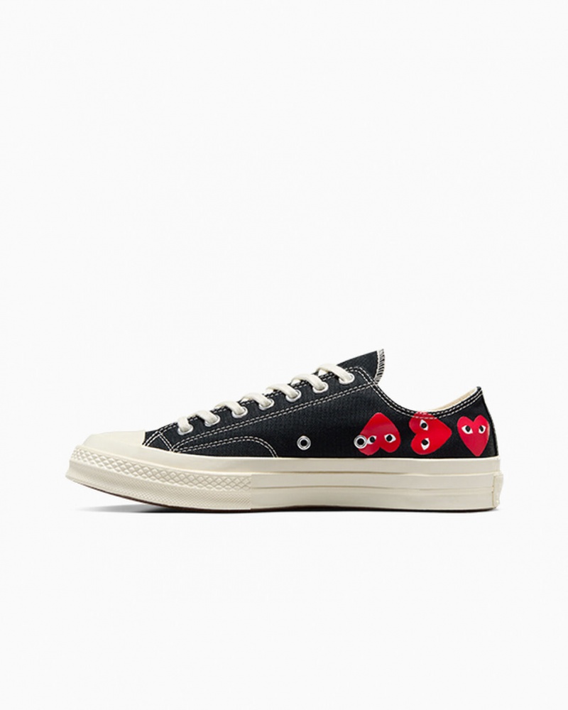 Converse Converse x Comme des Garçons PLAY Chuck 70 Multi Heart μαυρα κοκκινα | XSTWQZ-806