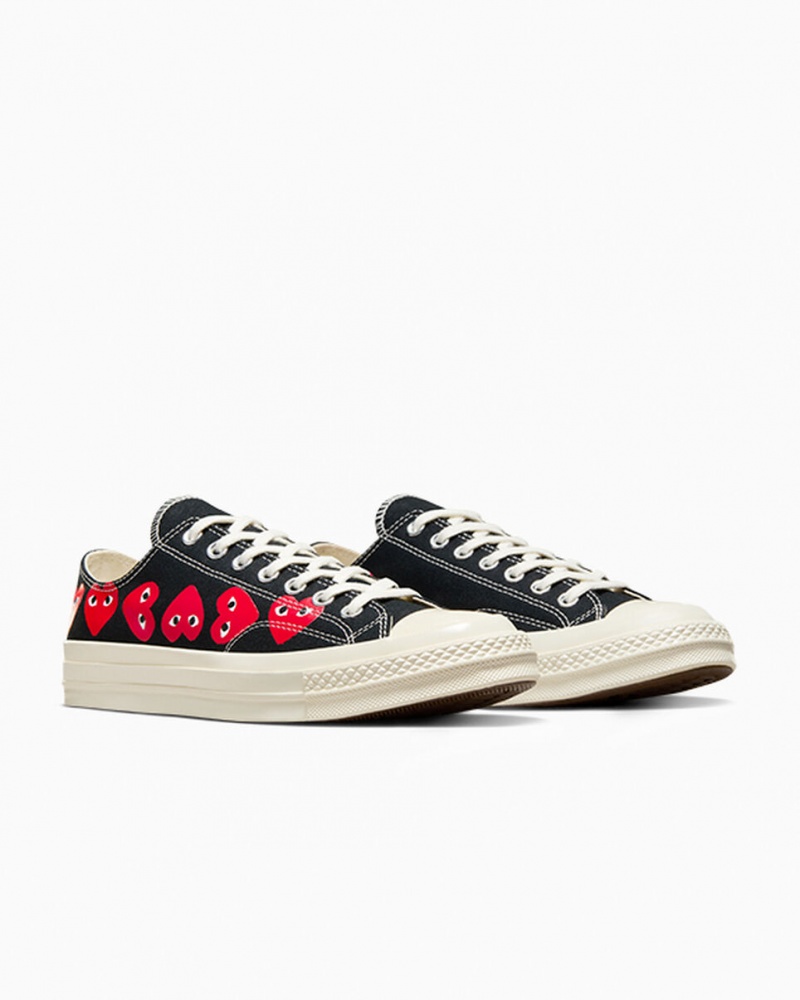 Converse Converse x Comme des Garçons PLAY Chuck 70 Multi Heart μαυρα κοκκινα | XSTWQZ-806