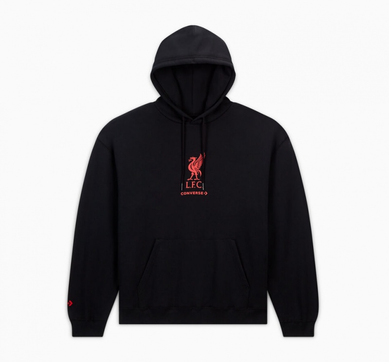 Converse Converse x LFC Loose-Fit Hoodie μαυρα | XCWMOJ-318