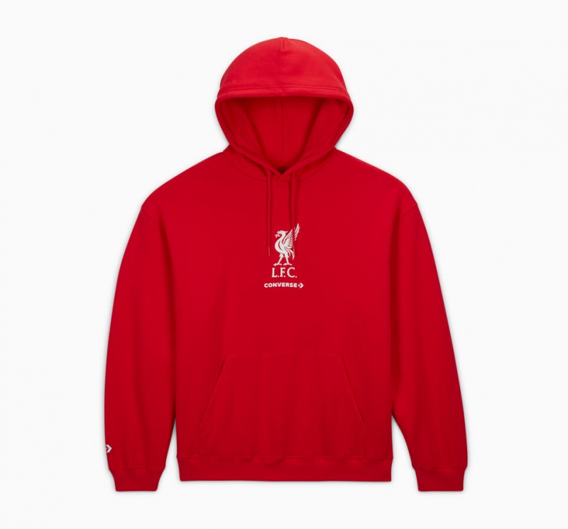 Converse Converse x LFC Loose-Fit Hoodie Tomato | CQIWDM-703