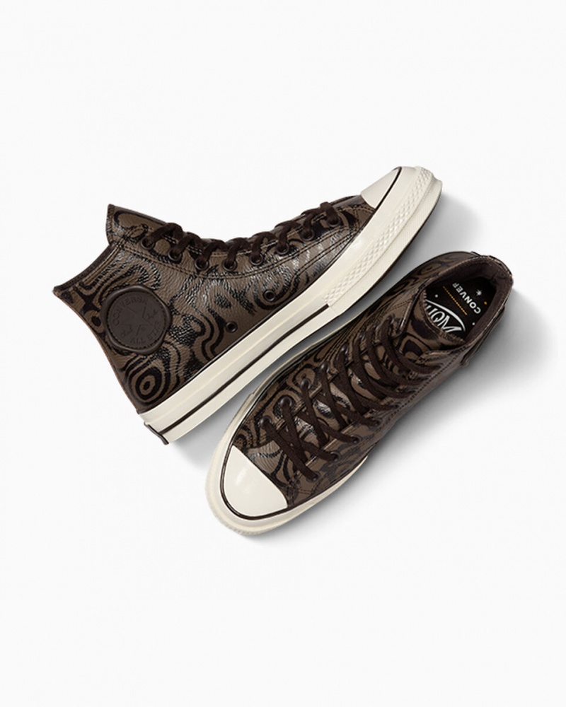 Converse Converse x Wonka Chuck 70 Chocolate Swirl καφε | KEAMUH-380