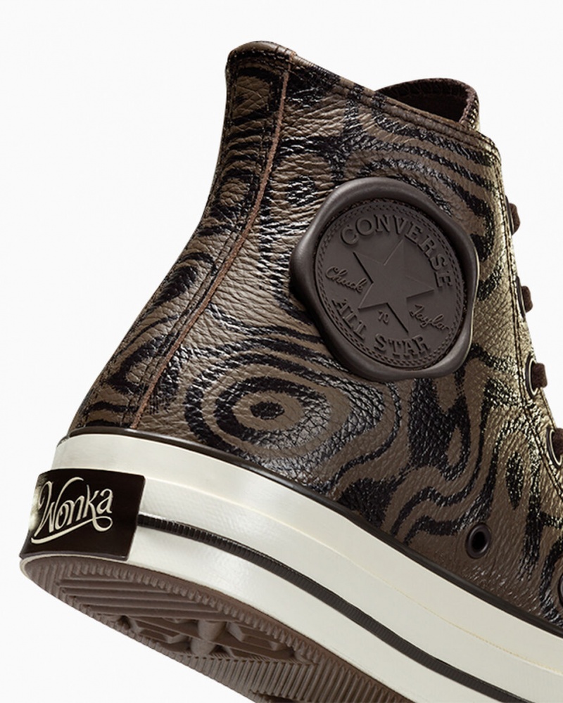 Converse Converse x Wonka Chuck 70 Chocolate Swirl καφε | KEAMUH-380